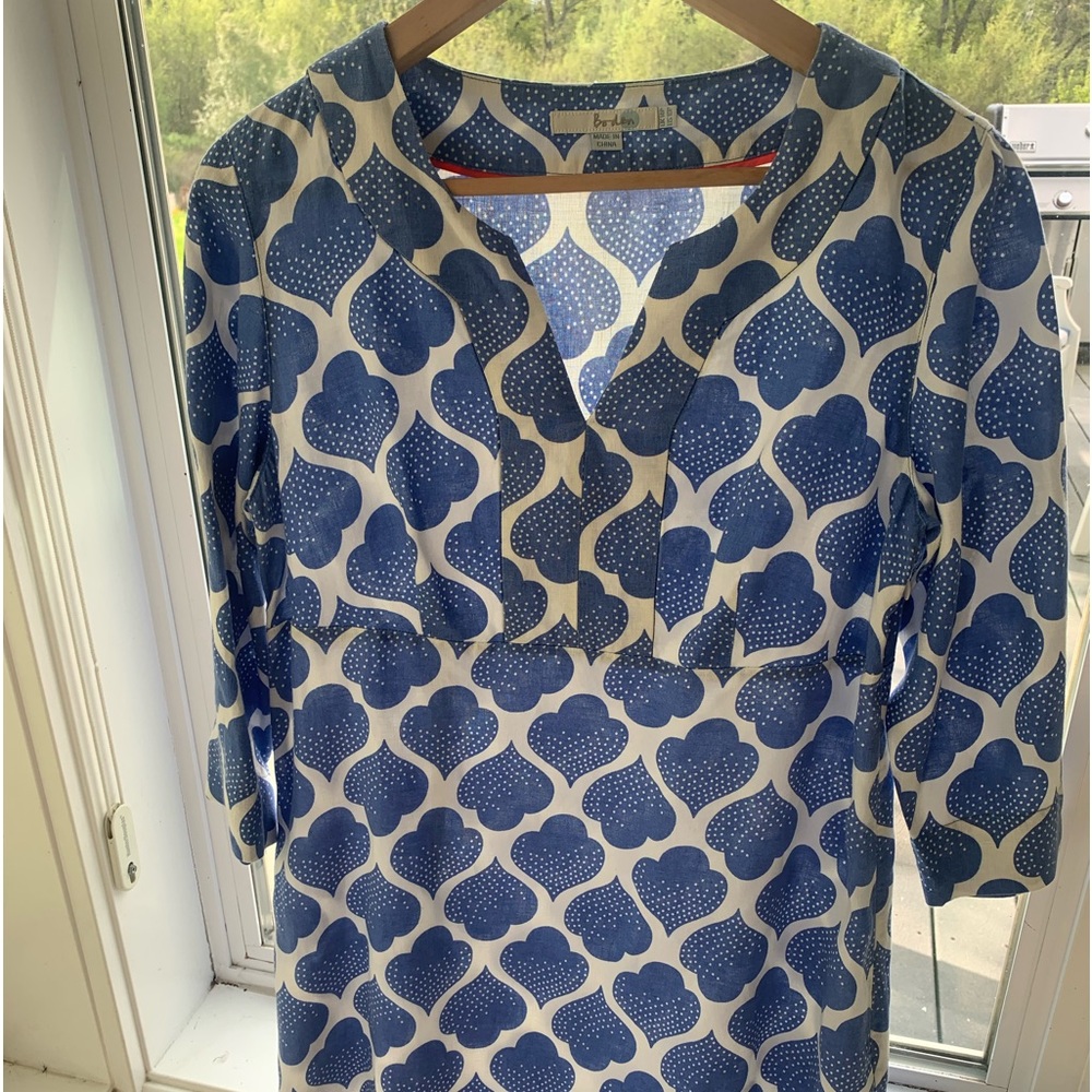 Boden linen shift dress (size 10 petite). excellent condition, never worn!